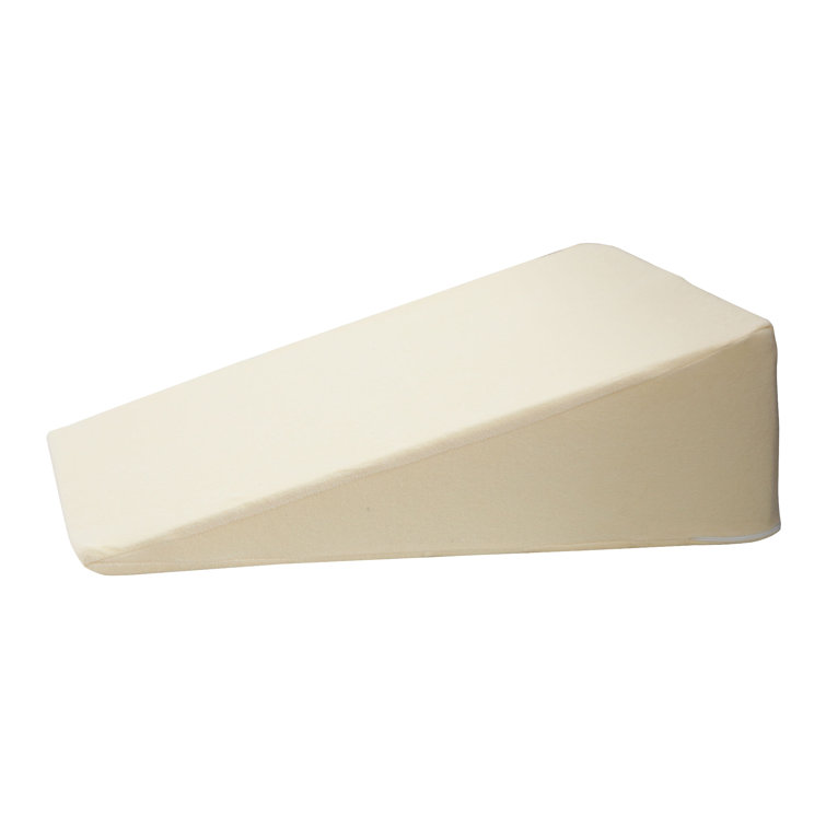 Remedy Memory Foam Wedge Pillow with Cover Great for Pregnancy